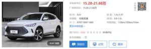 Цена на новый BYD Song Plus DM-i