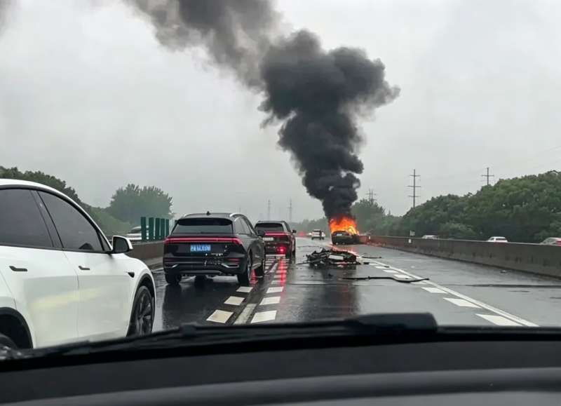 Авария Tesla Model Y